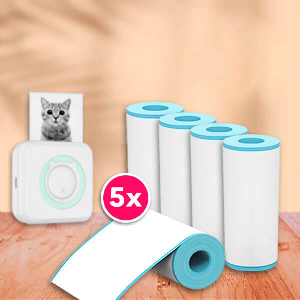 5x paper rolls ROLLS