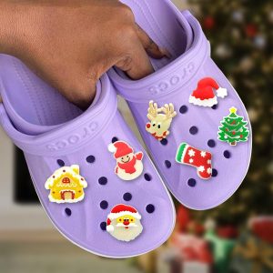 Kalėdiniai šviečiantys avalynės pakabukai (7 vnt.) | SHINETAGS