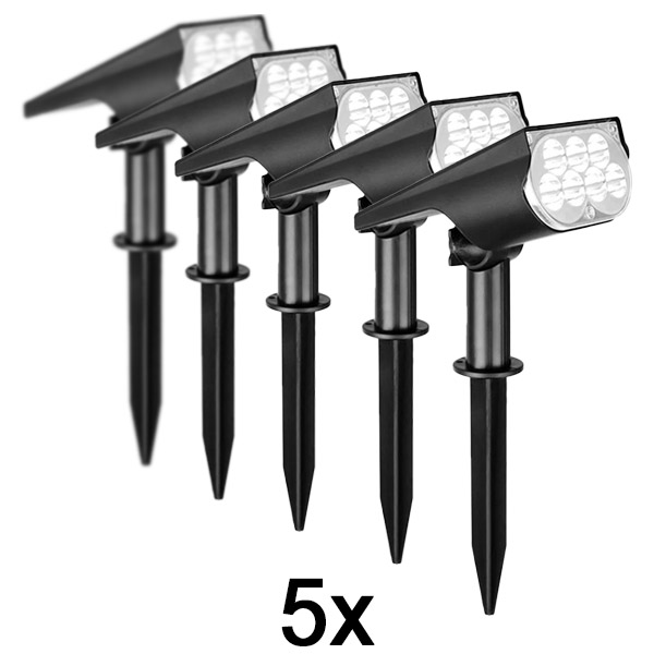 5x Lauko saulės energijos prožektorius | SPOTIKE