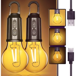 Belaidės įkraunamos lemputės (2 vnt. rinkinys, iki 8 val.) | LUMINKA